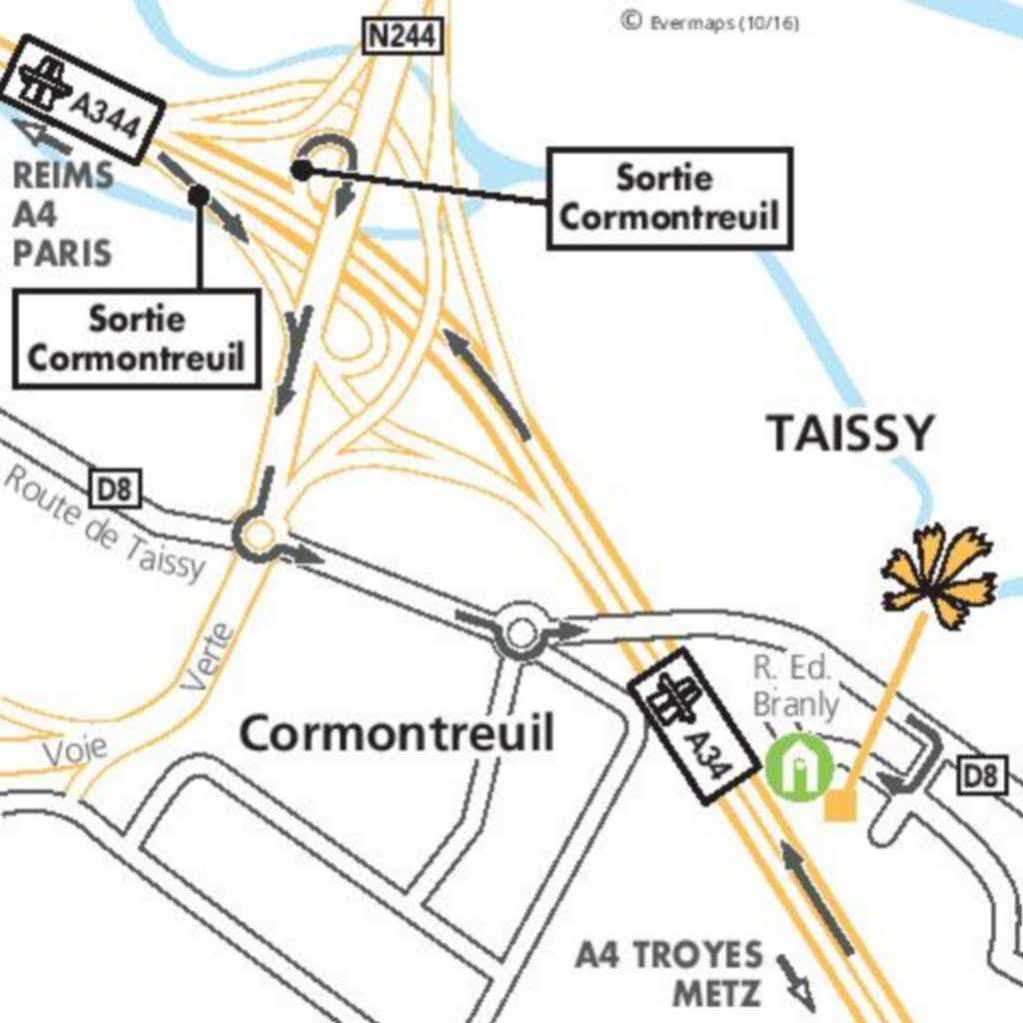 Fasthotel Reims Est - Taissy Екстер'єр фото